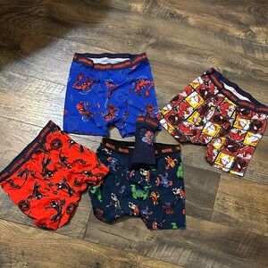 Marvel Superhero Kids' Boxer Briefs - Red, Blue, Black size 10-12